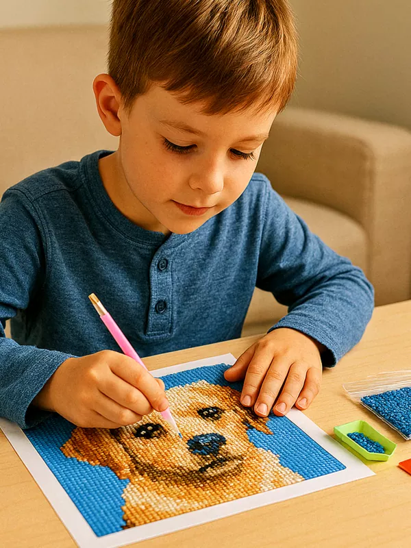 diamond painting activity