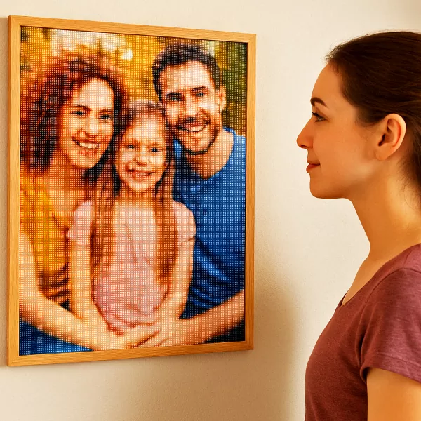 family Custom paint by diamond