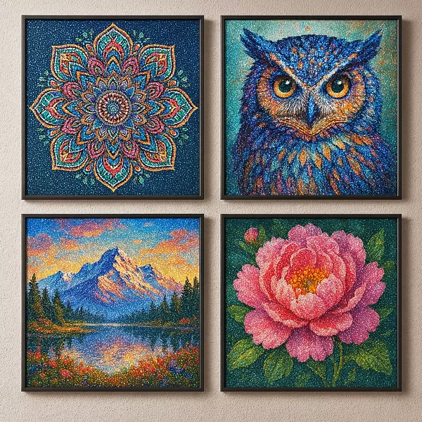 Relieve Stress Through Paint by Diamond art