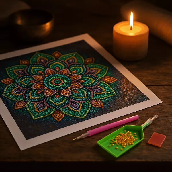 Relieve Stress Through diamond art