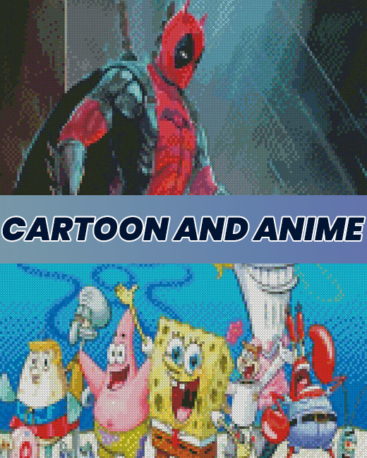 Diamond Paintings Shop Cartoon And Anime