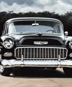 1955 Chevrolet Classic Car Diamond Painting