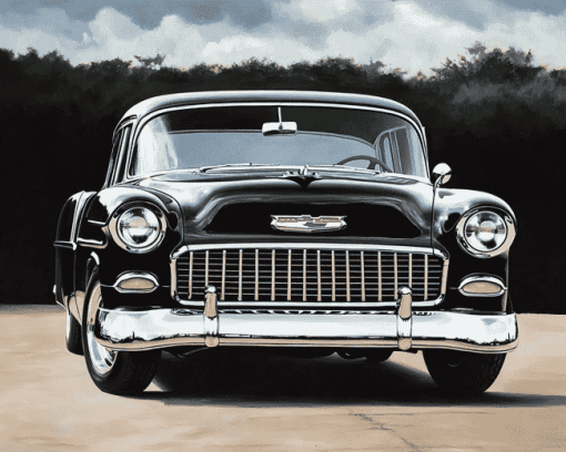 1955 Chevrolet Classic Car Diamond Painting