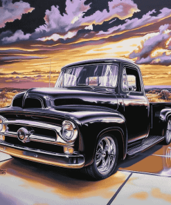 1955 Ford Pickup Classic Diamond Painting