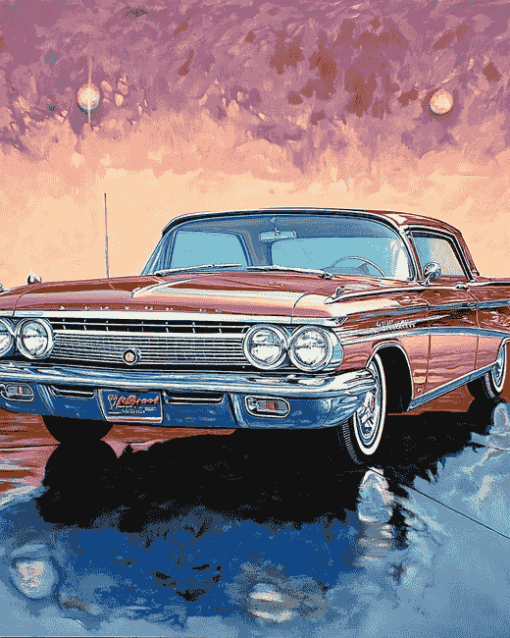 1962 Buick Vintage Cars Diamond Painting