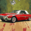 1963 Ford Thunderbird Classic Cars Diamond Painting