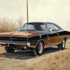 1968 Dodge Charger Classic Diamond Painting