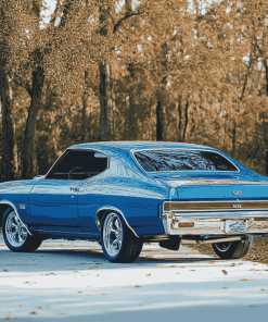 1969 Chevy Chevelle Engines Diamond Painting