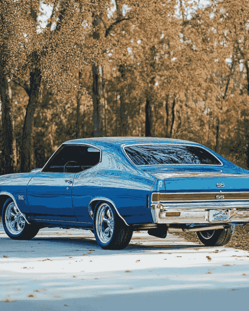 1969 Chevy Chevelle Engines Diamond Painting