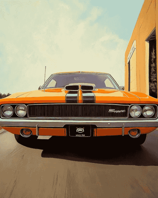 1970 Super Bee Muscle Car Diamond Painting