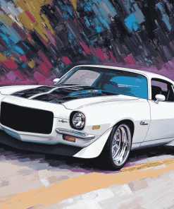 1972 Camaro Car Art Diamond Painting