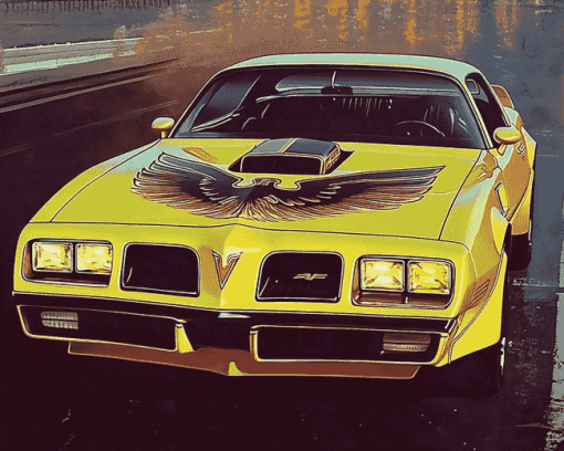 1978 Pontiac Trans Am Engine Diamond Painting