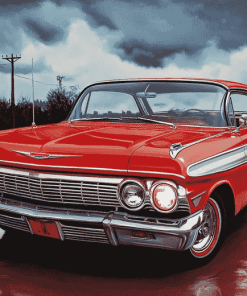 61 Impala Classic Car Diamond Painting