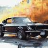 67 Mustang Vintage Engines Diamond Painting