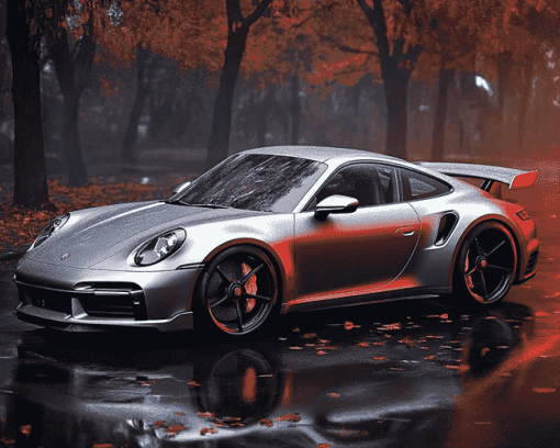 911 Turbo Engine Diamond Painting