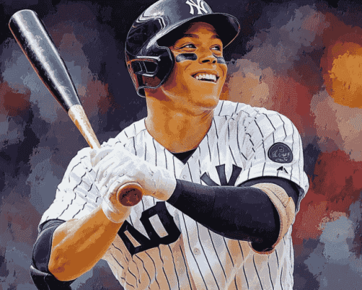 Aaron Judge Baseball Icon Diamond Painting