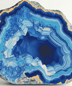 Abstract Blue Geode Diamond Painting