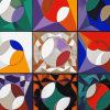 Abstract Cubism Vasarely Diamond Painting