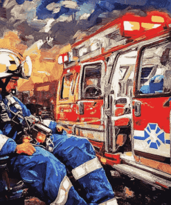 Abstract Paramedic Art Diamond Painting