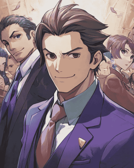 Ace Attorney Anime Series Diamond Painting