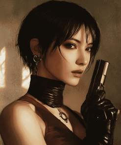 Ada Wong Resident Evil Character Diamond Painting