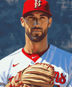 Adam Wainwright Baseball Legend Diamond Painting