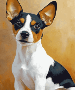 Adorable Rat Terriers Puppies Diamond Painting