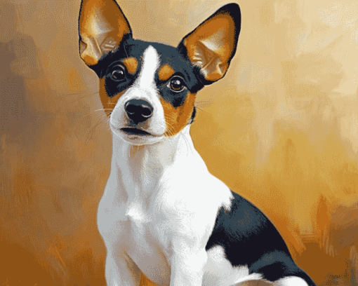 Adorable Rat Terriers Puppies Diamond Painting