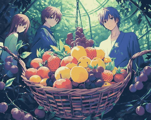 Aesthetic Anime Fruits Basket Diamond Painting