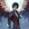 Aesthetic Anime Male Angel Diamond Painting