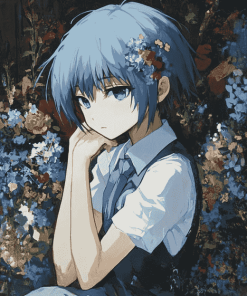 Aesthetic Anime Nagisa Shiota Diamond Painting