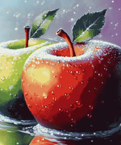 Aesthetic Apple Fruit Diamond Painting