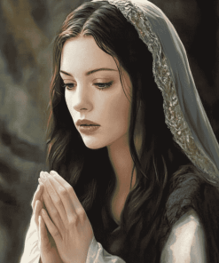 Aesthetic Arwen Lord of the Rings Diamond Painting