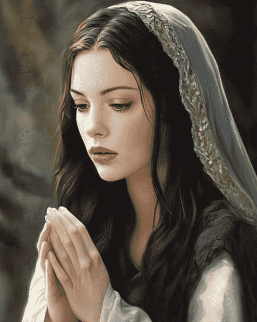 Aesthetic Arwen Lord of the Rings Diamond Painting