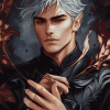 Aesthetic Azriel Fantasy Diamond Painting