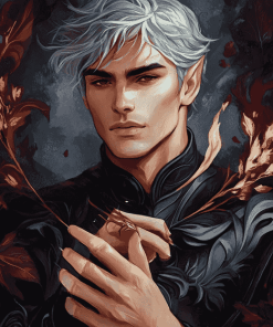 Aesthetic Azriel Fantasy Diamond Painting