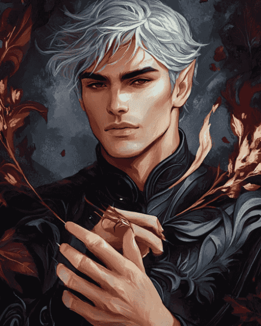 Aesthetic Azriel Fantasy Diamond Painting