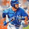 Aesthetic Blue Jays Kevin Kiermaier Diamond Painting