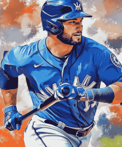 Aesthetic Blue Jays Kevin Kiermaier Diamond Painting