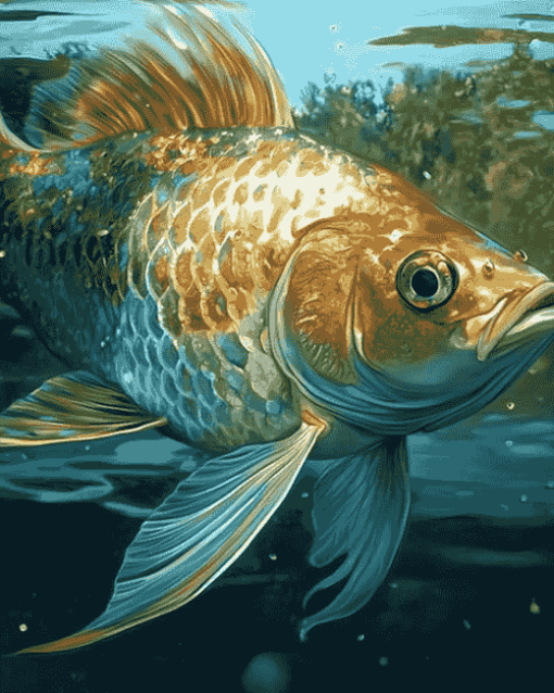 Aesthetic Bluegill Diamond Painting