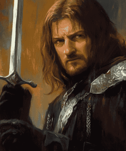 Aesthetic Boromir Fantasy Diamond Painting