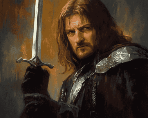 Aesthetic Boromir Fantasy Diamond Painting