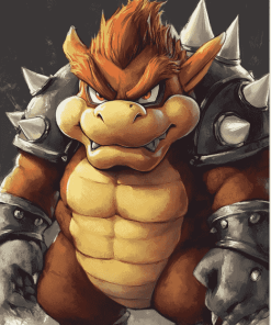 Aesthetic Bowser Animation Diamond Painting