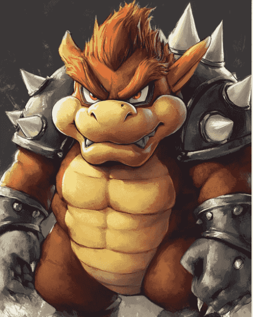 Aesthetic Bowser Animation Diamond Painting