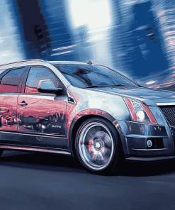 Aesthetic Cadillac SRX Automotive Diamond Painting