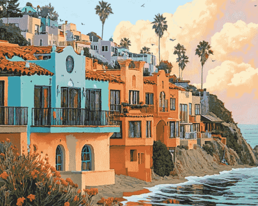 Aesthetic Capitola Architecture Diamond Painting