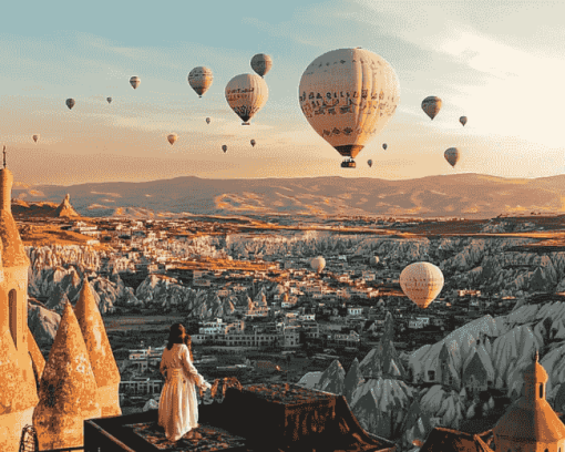 Aesthetic Cappadocia Landscape Diamond Painting