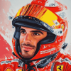 Aesthetic Carlos Sainz Jr Diamond Painting