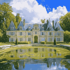 Aesthetic Chateau Bizy Giverny Diamond Painting