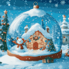 Aesthetic Christmas Animation Diamond Painting